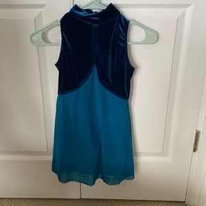 Teal girls dance costume